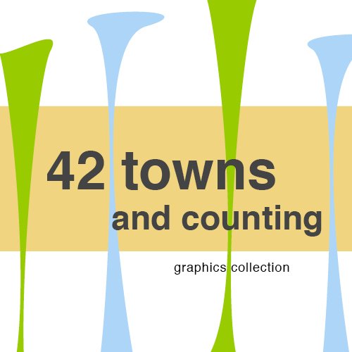 42 towns and counting in graphics